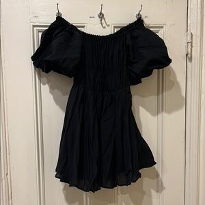 Black Off-Shoulder Dress